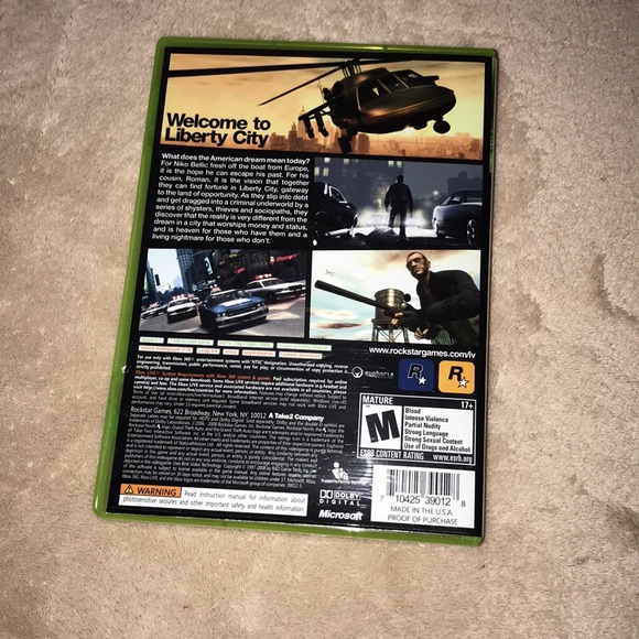 Xbox 360 grand theft auto 4 video game - Picture 3 of 4